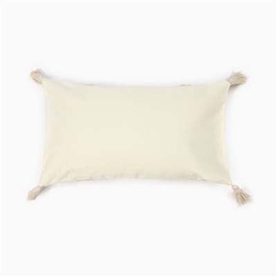 Наволочка декоративная Этель бохо Line 30×50 см, цвет бежевый, хлопок