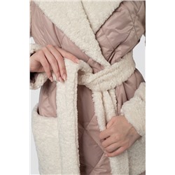 01-12124 Пальто женское демисезонное (пояс)