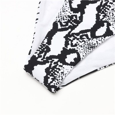 Купальник раздельный женский MINAKU, со змеиным принтом, размер 42