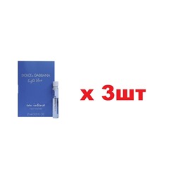 Туалетная вода Dolce and Gabbana Light Blue Eau Intense 1,5мл edp муж тестер 3шт