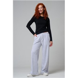 67190 брюки женские (Серый меланж)