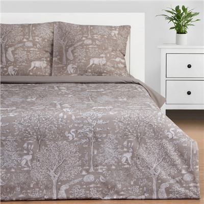 Постельное бельё 2-спальное «Этель. Сказочный лес», поплин