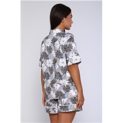 Пижама 55083 (Фиолетово-серый)