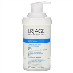 Uriage, Xemose, Lipid-Replenishing Anti-Irritation Cream, Fragrance-Free, 13.5 fl oz (400 ml)