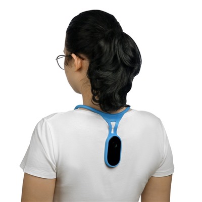 УЦЕНКА Корректор осанки LEM-27, электрический, миостимулятор, голубой