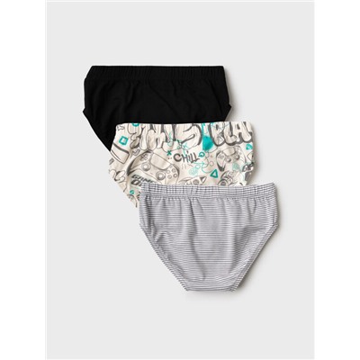 Трусы трикотажные для мальчиков - брифы, 3 шт в комплекте