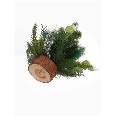 Новогодняя композиция на стол «Зимнее волшебство. Лесной фестиваль», веточки ягод, 30 см