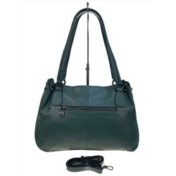 Женская сумка из натуральной кожи, цвет бирюза