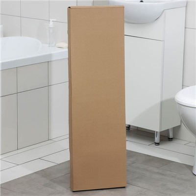 Стеллаж над унитазом, 50×32×166 см, белый