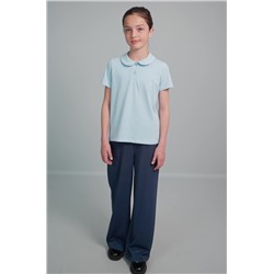 Блузка-поло с коротким рукавом для девочки Happyfox