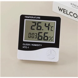 ЖК-цифровой датчик температуры и влажности в помещении, часы, будильник, гигрометр