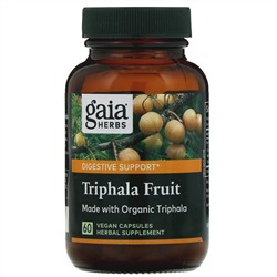 Gaia Herbs, Смесь плодов «трифала», 60 растительных капсул