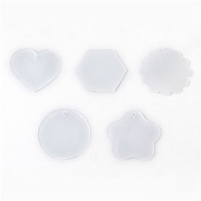 Набор для создания акриловых брелоков с наклейками «Для девочки»