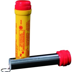 Факел сигнальный красный (огонь и дым), корпус пластик/металл MF-0220R