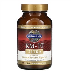 Garden of Life, RM-10 Ultra, Ultimate Immune System Support, 90 Vegetarian Capsules