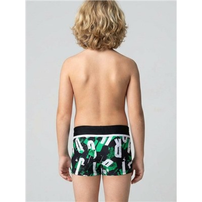 Плавки-шорты трикотажные для мальчиков, средней длины