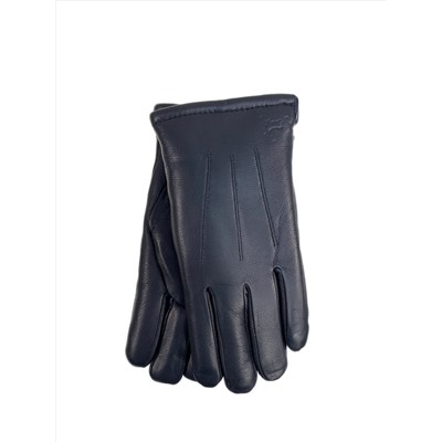 Перчатки мужские из натуральной кожи цвет черный