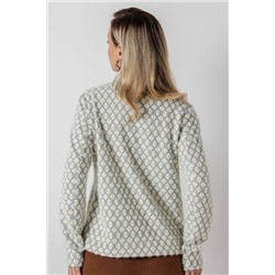 Жакет женский  4427/06/Голубой, молочный