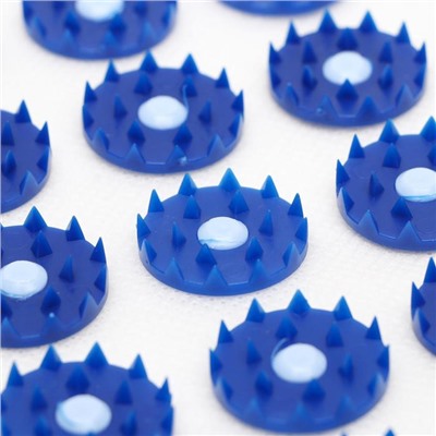 Аппликатор «Кузнецова», 144 колючки, спанбонд, 26×56 см, синий.