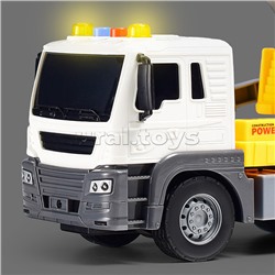 Машина "СтройМощь" 1:16 (свет, звук) в коробке (цвет желтый)