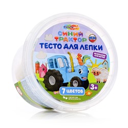 Тесто для лепки "Синий трактор" 7 цв. 30 гр.