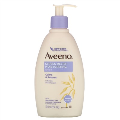 Aveeno, Active Naturals, увлажняющий лосьон с расслабляющим действием, 354 мл (12 жидких унций)