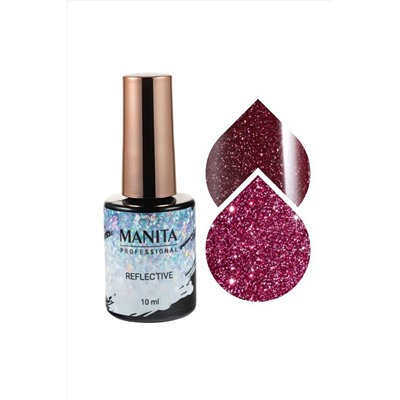 Manita Professional Гель-лак для ногтей светоотражающий / Reflective №13, 10 мл KRISTALLER, 1109845