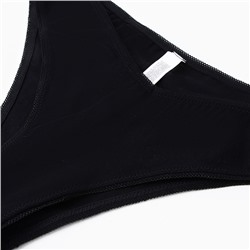 Трусы женские бразилиана Mark Formelle, набор 3 шт., чёрные, размер 48 (L)