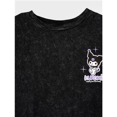 Фуфайка трикотажная для девочек (футболка)