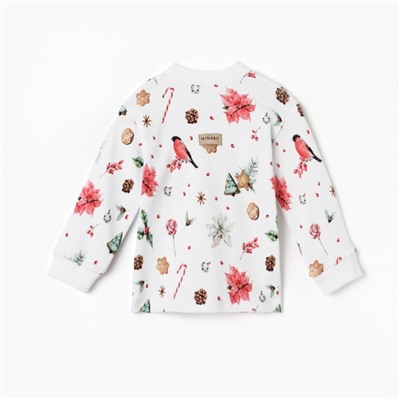 Кофточка детская MINAKU Winter, рост 80-86 см, белая