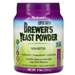 Bluebonnet Nutrition, Super Earth, пивные дрожжи, без вкуса, 908 г (2 фунта)