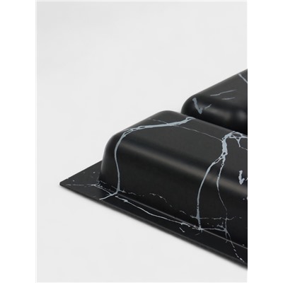 Лоток для столовых приборов в ящик BARONESS «Пегас», 36×20×5 см, 4 отделения, пластик, чёрный