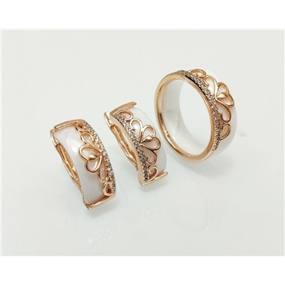 Комплект Кольцо и Серьги