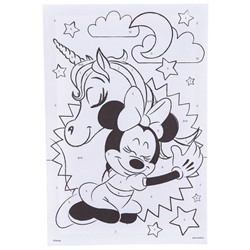 Картина по номерам для детей «Минни Маус и Единорог», 20×30 см