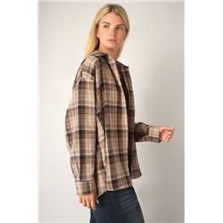 Рубашка женская в клетку Happyfox