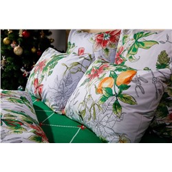 КПБ Новогодний букет поплин сем.