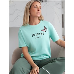 VILATTE Футболка D49.136