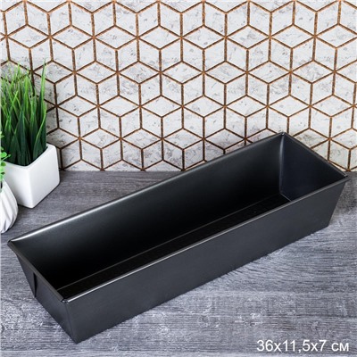 Форма для выпечки Кекса Рулета и хлеба 35х11х7 см / HT116-35 /уп 100/ 0,205