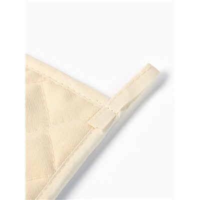 Набор кухонный «Доляна» Home, подставка 15×15 см, прихватка 17×17 см