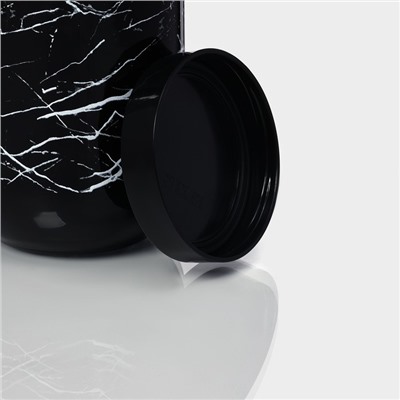 Банка для сыпучих «Марбл», 1 л, стекло