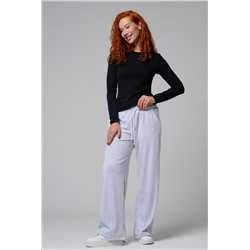 67190 брюки женские (Серый меланж)
