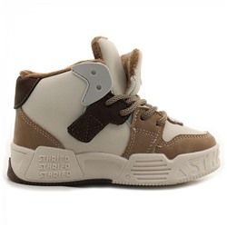 B30790-3 беж/кор Ботинки деми для мальчиков (27-32)/8