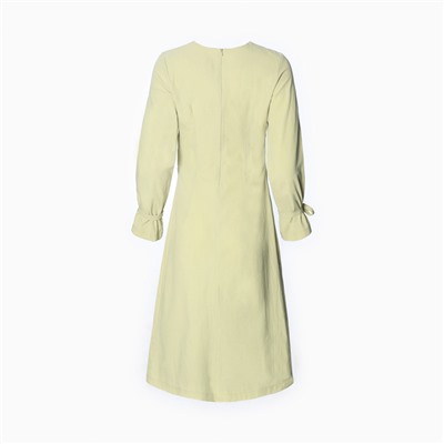 Платье миди женское MINAKU: Casual Collection, оливковое, размер 44