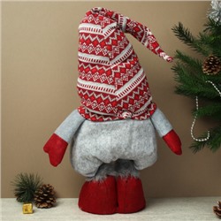 Новогоднее украшение Гном на телескопических ножках 44/72 см / FFAN21941 /уп 48/