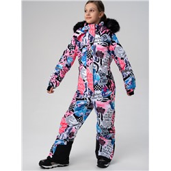 Комбинезон текстильный с полиуретановым покрытием для девочек