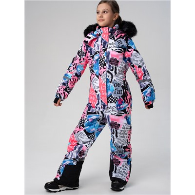 Комбинезон текстильный с полиуретановым покрытием для девочек