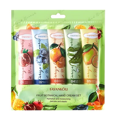 Набор кремов для рук с фруктовыми экстрактами FAYANKOU