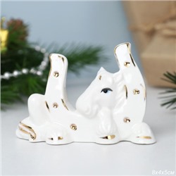 Статуэтка Лошадь с подковой 8 см / B5467 /уп 240/Символ года 2026