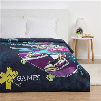 Пододеяльник 1.5-спальный «Этель» XGames, 143×215 см, бязь