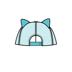 Кепка текстильная для девочек